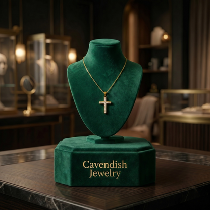 Luminara Cross Necklace & Earrings