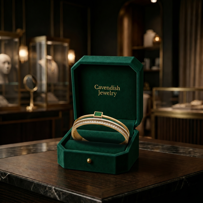Regal Emerald Bracelet