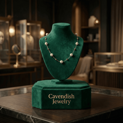 Celestia Pearl Neckless - Cavendish Jewelry
