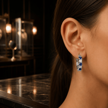 Celestial Blue Earrings - Cavendish Jewelry