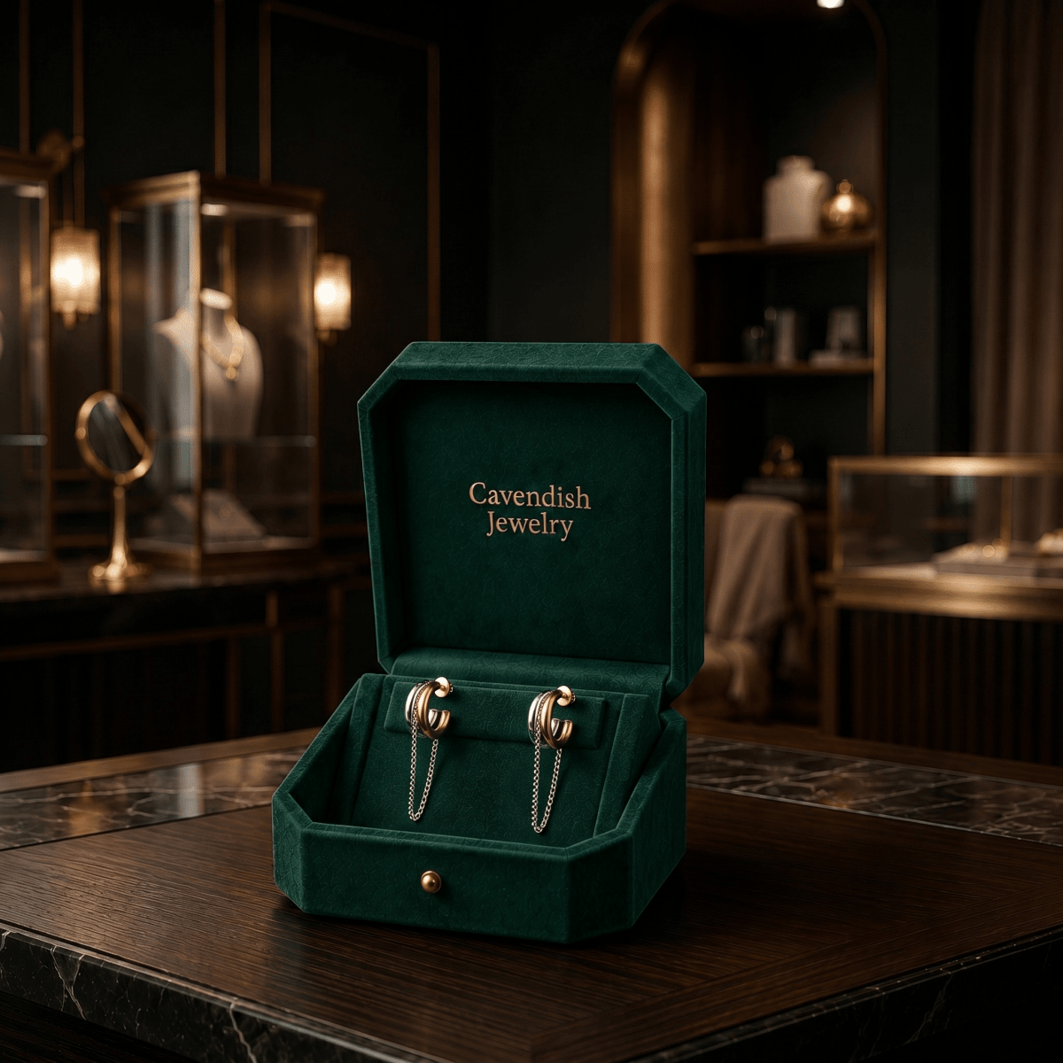 Eclipse Link Earrings - Cavendish Jewelry