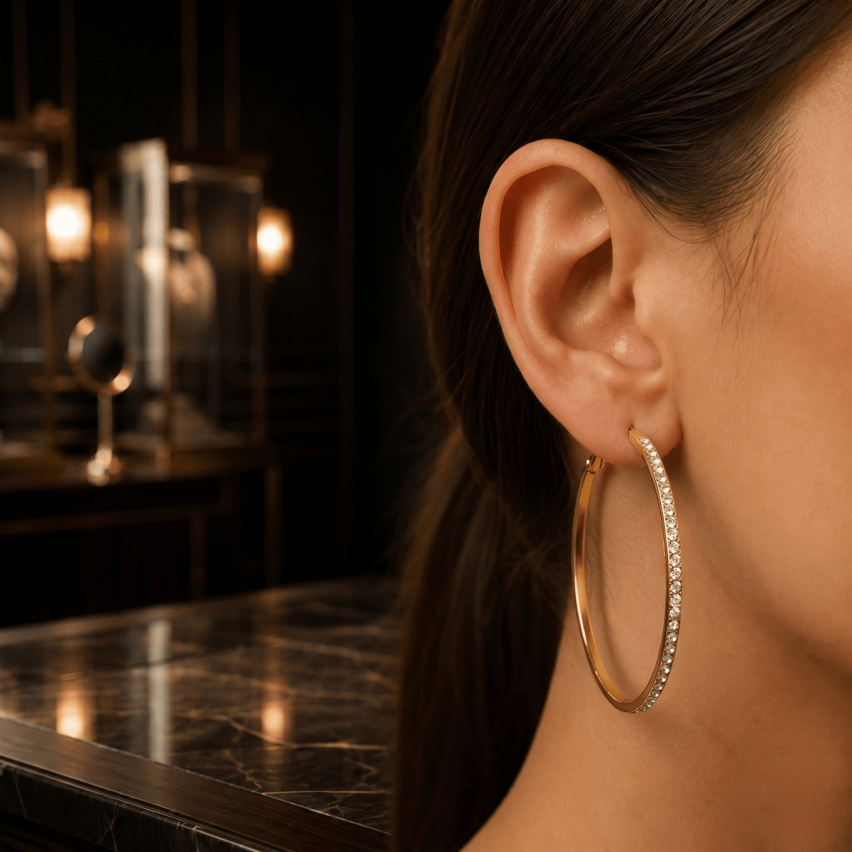 Golden Halo Luxe earrings - Cavendish Jewelry