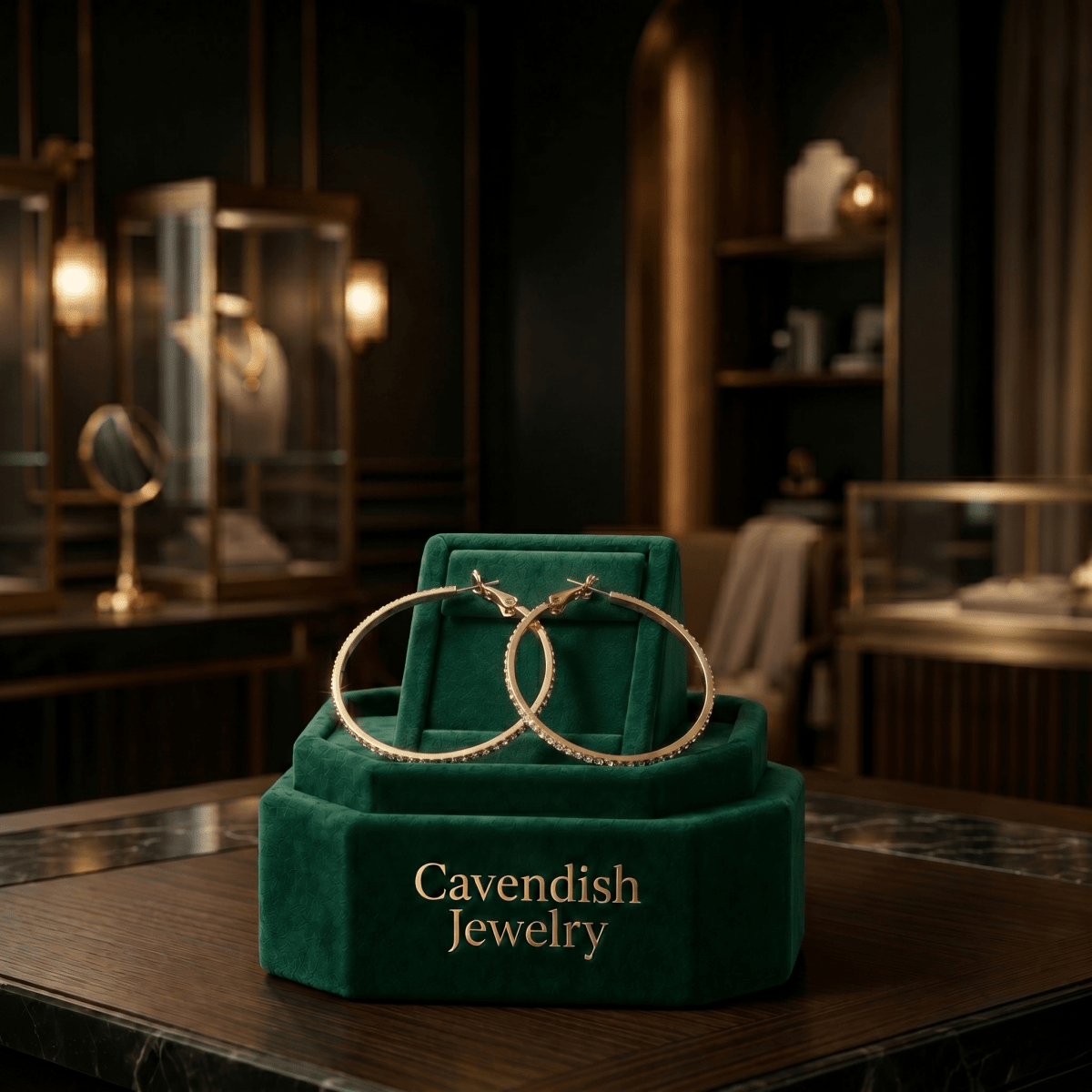 Golden Halo Luxe earrings - Cavendish Jewelry