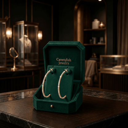 Golden Halo Luxe earrings - Cavendish Jewelry