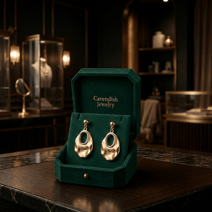 Golden Mirage Drops earrings - Cavendish Jewelry