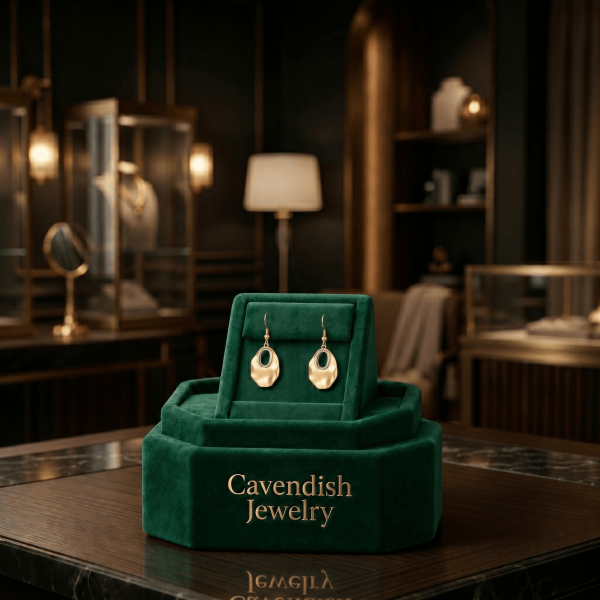 Golden Mirage Drops earrings - Cavendish Jewelry