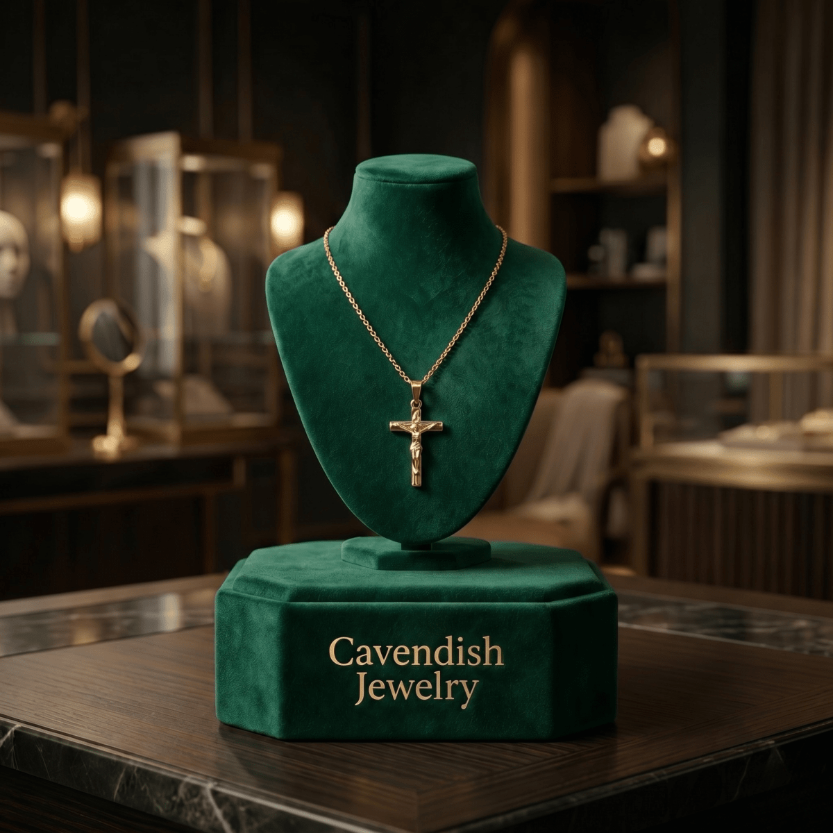 GraceLux Cross Necklace - Cavendish Jewelry