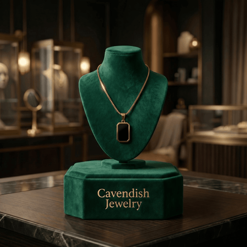 Obsidian Link Neckless - Cavendish Jewelry